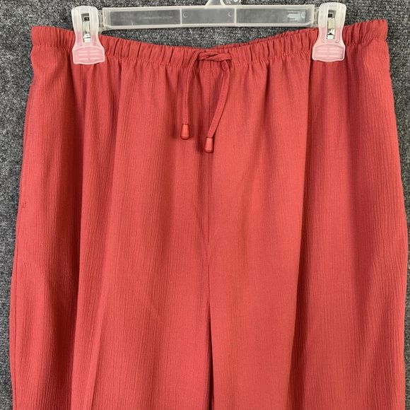 Blast Vintage 2 Pc Sleeveless Top & Pants Set Sz XL Pockets Coral - Picture 5 of 14